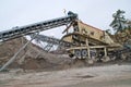 Stone crushing plant at brekke quarries plant 3 Royalty Free Stock Photo