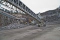 Stone crushing plant at brekke quarries plant 6 Royalty Free Stock Photo