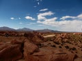 Stone desert in Bolivia rocks mountains sand