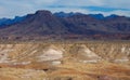 Stone desert, desert landscape in the mountains in Texas in Big Bend National Park Royalty Free Stock Photo