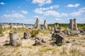 Stone desert landscape in Bulgaria Royalty Free Stock Photo