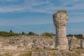 The Stone Desert (Pobiti kamani) near Varna, Bulgaria Royalty Free Stock Photo