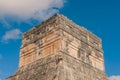 Stone Details and Patterns of an Ancient Ruins of the large pre-Columbian city Chichen Itza, built by the Maya people Royalty Free Stock Photo