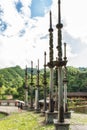 Stone dragon pillars, Taxia village, Fujian, China