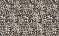Stone dune mound of gray beige gravel industrial texture