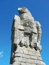 Stone Eagle On The Simplon Pass Closeup Royalty Free Stock Photo