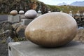 The Stone Eggs of Merry Bay, Djupivogur, Iceland Royalty Free Stock Photo