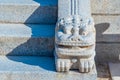 Stone element at Changdeokgung palace in Seoul, Republic of Korea