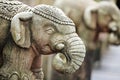 Stone elephant statue Royalty Free Stock Photo