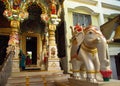 Elephant statue in a temple in India Royalty Free Stock Photo