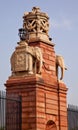 Stone Elephants Rashtrapati Bhavan Gate New Delhi