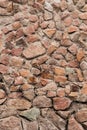 Stone facade wall texture background Royalty Free Stock Photo