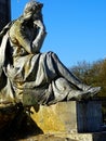 The Frankonia fountain in front of the residence in Wuerzburg / Germany / Bavaria / Franconia