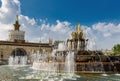 The Stone Flower Fountain in All-Russia Exhibition Center (VDNKh), Moscow