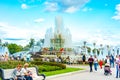 The Stone flower fountain is one of the three main fountains of VDNH. Created for the opening of VDNH in 1954