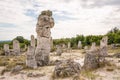 Stone Forest near Varna, Bulgaria. Pobiti Kamani Royalty Free Stock Photo