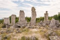 Stone Forest near Varna, Bulgaria. Pobiti Kamani