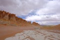 Stone formation Pacana Monks, Monjes De La Pacana, The Indian Stone, near Salar De Tara, Los Flamencos National Reserve