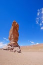 Stone formation Pacana Monks, Monjes De La Pacana, The Indian Stone, near Salar De Tara, Los Flamencos National Reserve