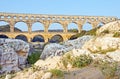 Stone Formation at Pont du Gard