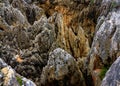 Stone formations detail Royalty Free Stock Photo