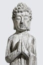 Stone forming Buddha