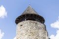 Stone fortress above Dobra rive, called Novigrad, made by famous croatian Frankopan family as defence against the invading turkish