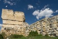 Stone fortress tower from medieval castle Cherven, Bulgaria Royalty Free Stock Photo