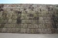Stone foundation of the main tower of Edo castle Royalty Free Stock Photo
