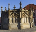 Stone fountain in Kutna hora Royalty Free Stock Photo
