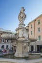 Stone fountain in Piazza Paolo VI