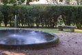 Stone fountain in Soutomaior Spain