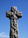 Stone Funerary Cross Royalty Free Stock Photo