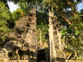 Stone gate of temple in Lombok, Indonesia