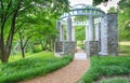 Stone Gazebo Park Reston Virginia Royalty Free Stock Photo