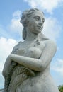 Stone Girl Statue Royalty Free Stock Photo