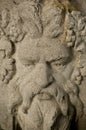 Stone Green man garden ornament