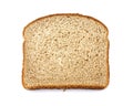 Stone ground whole wheat bread slice