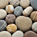 Stone has a polished surface enhancing the natural designs and Royalty Free Stock Photo