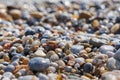 Stone heart. Pebbles on the beach.