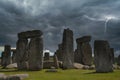 Thunderstorm in Stonehenge