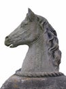 Stone Horse Head Royalty Free Stock Photo