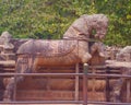 Konark stone horse.