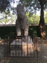 Stone Horse Sculpture in the Graveyard of Yuan Shih-kai