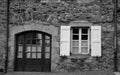 Stone house architecture Saint-Mamet-la-Salvetat France Royalty Free Stock Photo