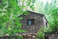 Stone house in forests