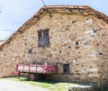 Stone house in mountain village