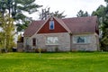 Stone House in North Woods of Wisconsin Royalty Free Stock Photo