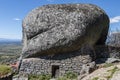 Stone house in old village in Monsanto, Portugal. Royalty Free Stock Photo