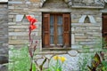 Stone house window